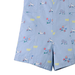 Полукомбинезон с шортами Джинджерснэпс (Gingersnaps) "Харви", голубой